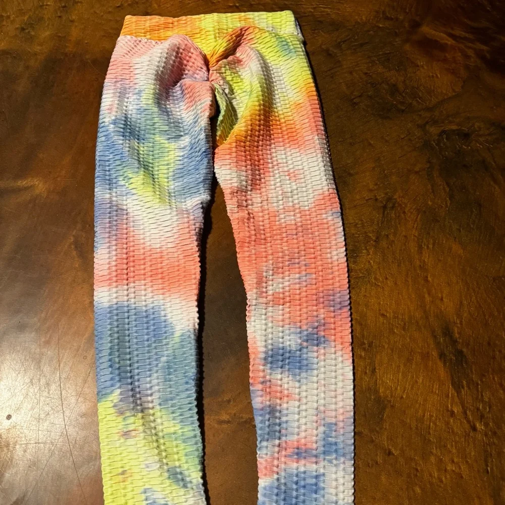 Colorful Tie-Dye Leggings‎ - Picture 3 of 4